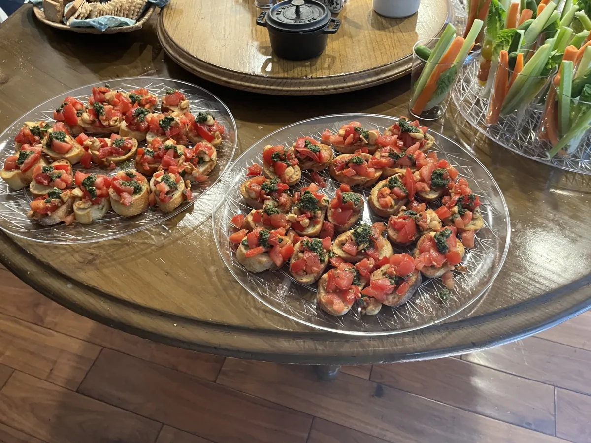 The pesto drizzle garnish pulls all the flavors together and looks beautiful. (Diane Rossen Worthington/TNS)