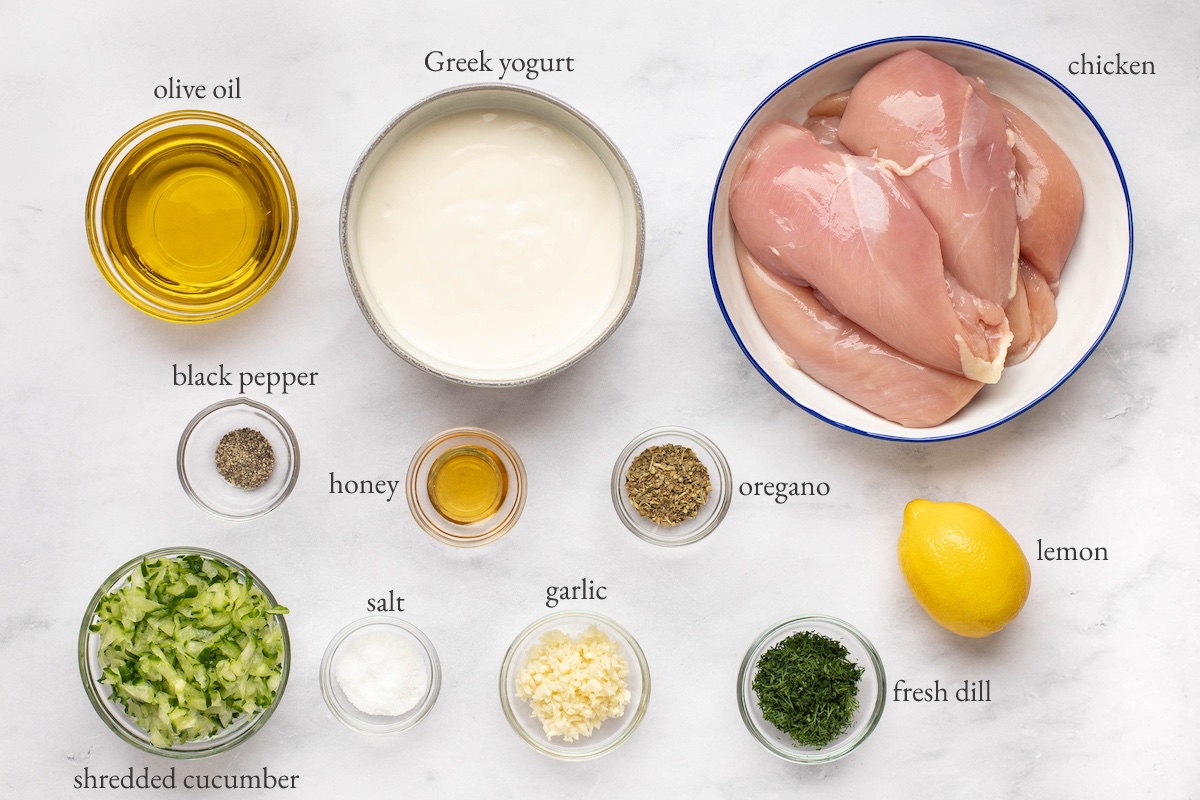 Ingredients for Souvlaki