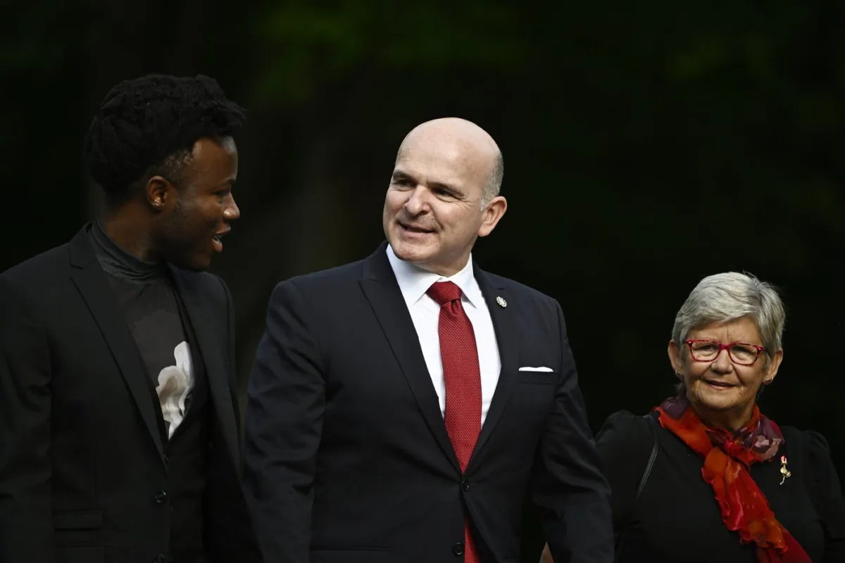 Employment Minister Randy Boissonnault arrives for a cabinet swearing-in ceremony at Rideau Hall in Ottawa, on July 26, 2023. (The Canadian Press/Justin Tang)