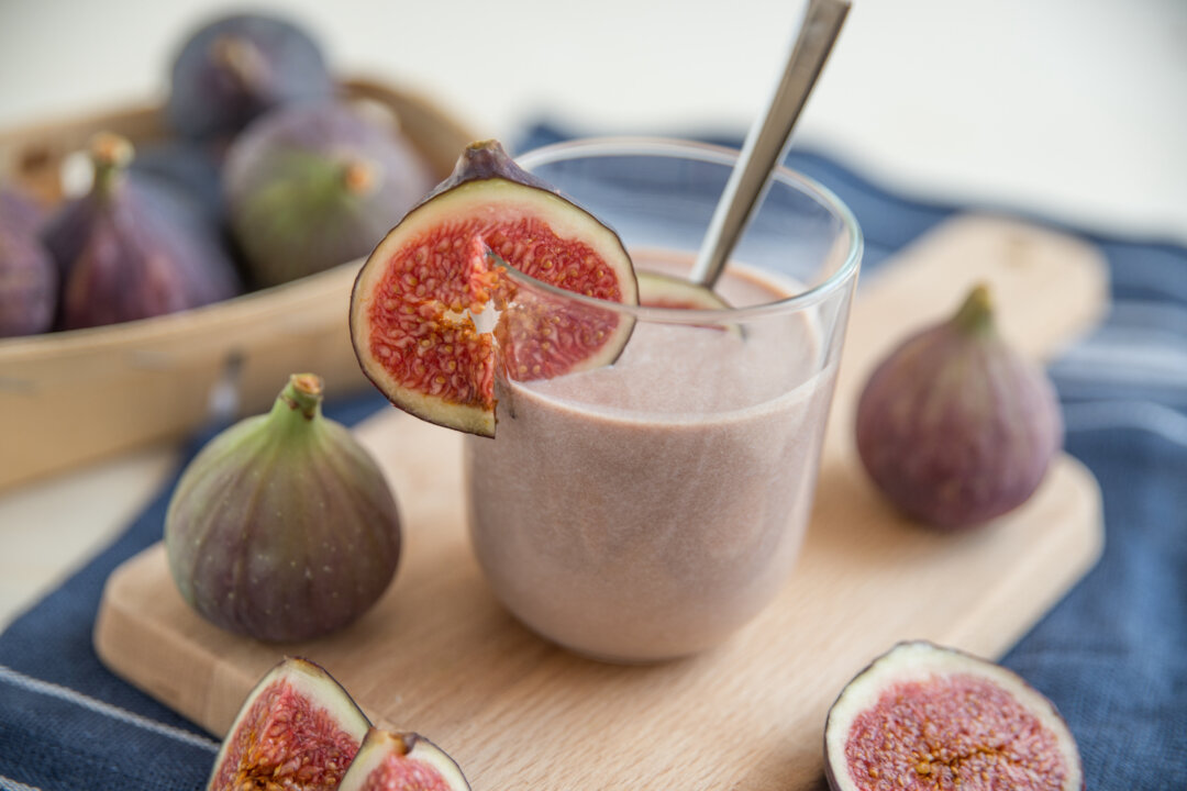 Chocolate, Hazelnut Milk, and Figs Smoothie (Recipe)