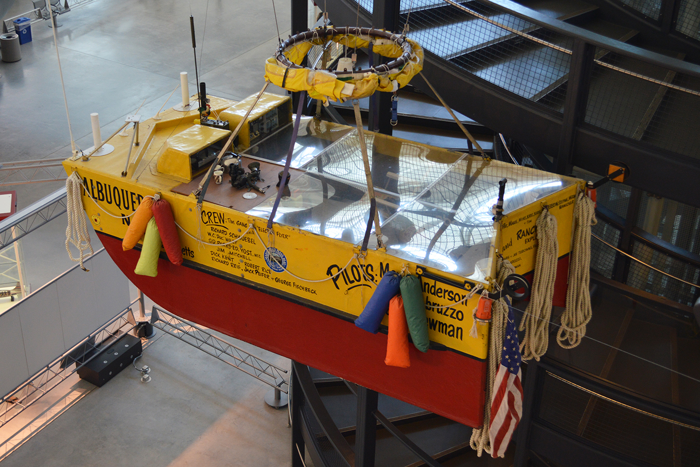 Gondola from the Double Eagle II