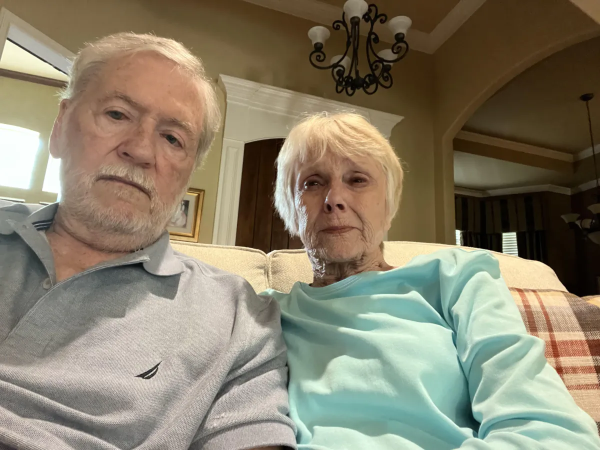 Lowry and Lynda Davison, the stepfather and mother of Jan. 6 prisoner Larry Brock Jr. (Courtesy of Lowry Davison)
