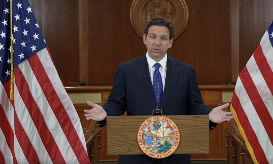 DeSantis ousts Soros-backed prosecutor for law noncompliance.