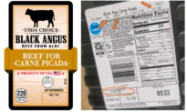 USDA Issued Public Health Alert for Raw Beef Sold at Aldi Stores