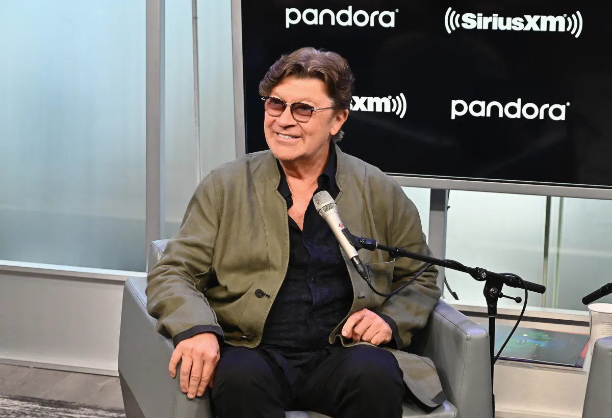 Musician Robbie Robertson attends a Town Hall with SiriusXM Insight host John Fugelsang at SiriusXM Studios in New York on Oct. 1, 2019. (Astrid Stawiarz/Getty Images for SiriusXM)