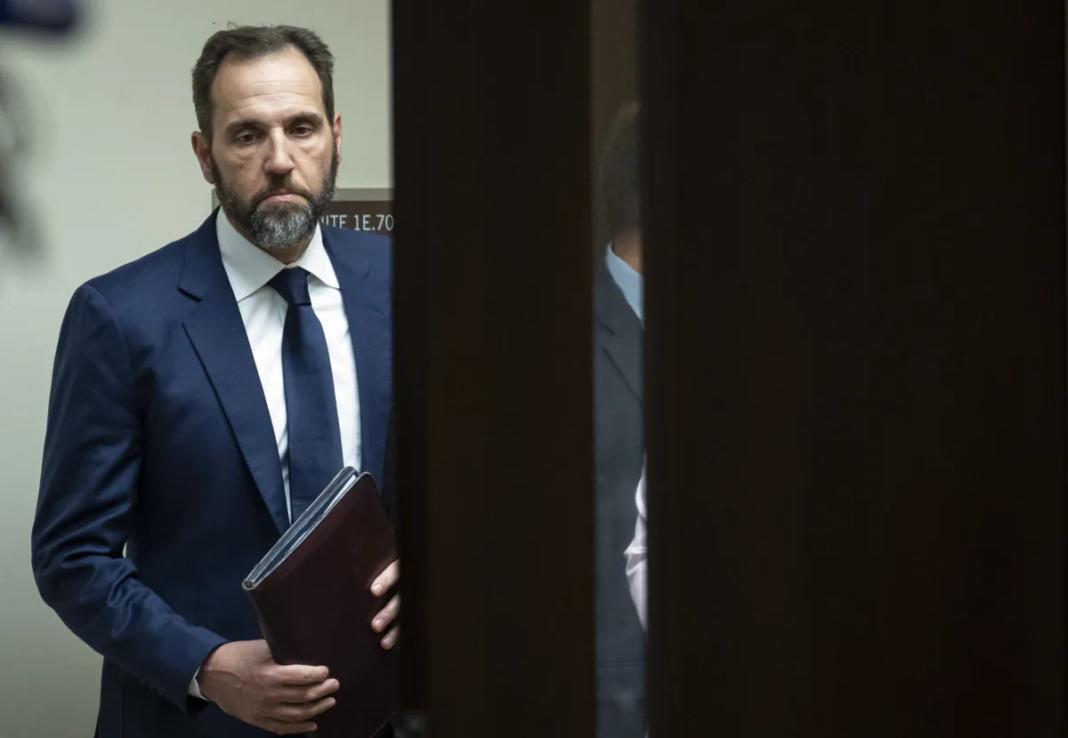 Special counsel Jack Smith in Washington on Aug. 1, 2023. (Drew Angerer/Getty Images)