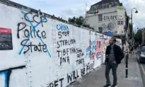 Communist Slogans on London Art Wall Attract Responses to Beijing’s Party Line