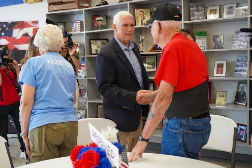 NextImg:Pence’s Message Gains Traction with Iowa Veterans