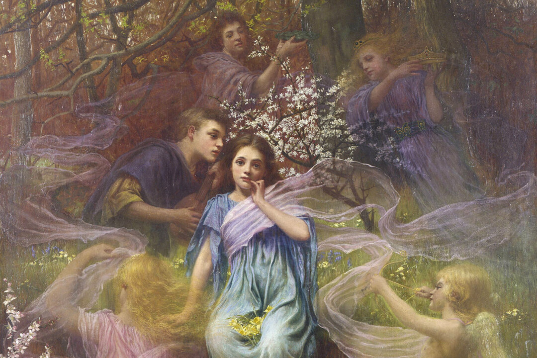 Detail of "Phantasy,"1896, by William Savage Cooper. (Public Domain)