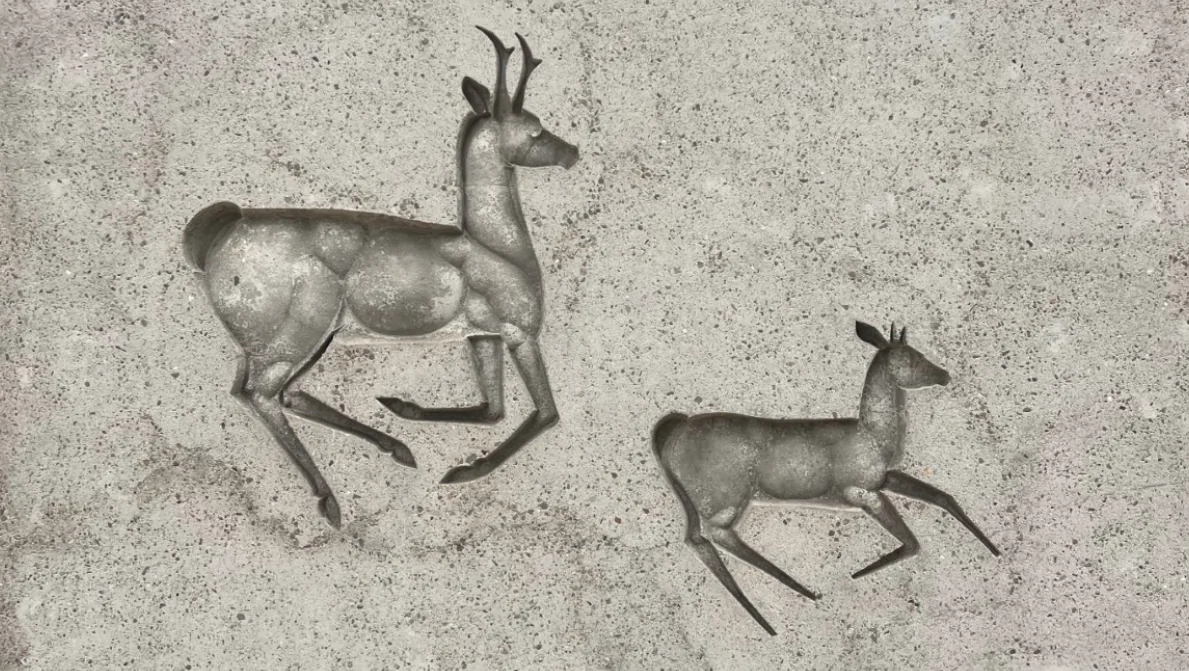 "Intaglio" art installation in Newport Beach, California. (Courtesy of Robyn Grant)