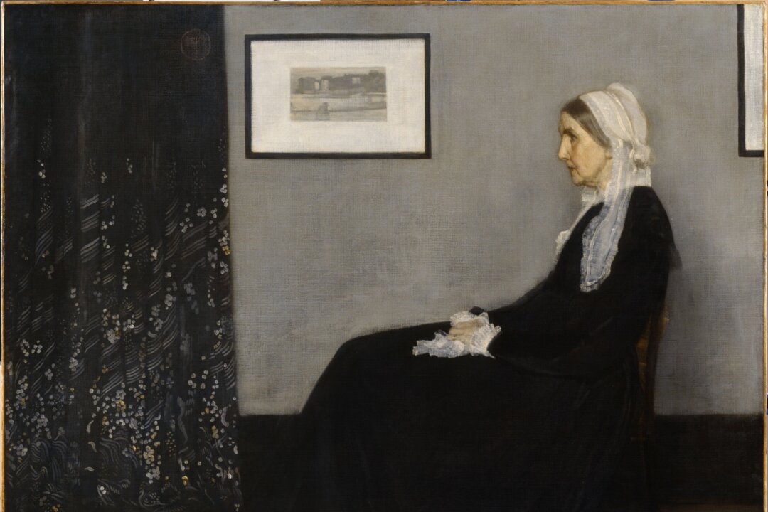 “Arrangement in Grey and Black No. 1,” 1871, by James Abbott McNeill Whistler. Oil on canvas; 56 3/4 inches by 64 1/8 inches. Orsay Museum, Paris. (Art Resource NY/RMN-Grand Palais)