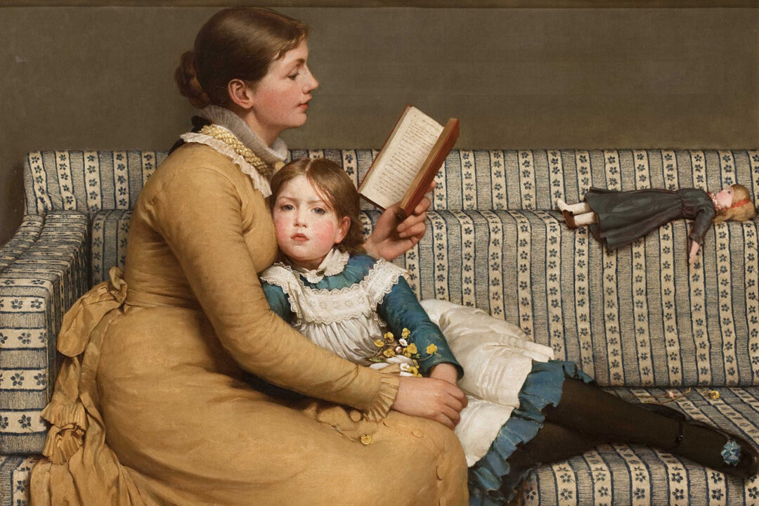 "Alice in Wonderland," circa 1879, by George Dunlop Leslie. Oil on canvas. Brighton & Hove Museums, United Kingdom. (Public Domain)