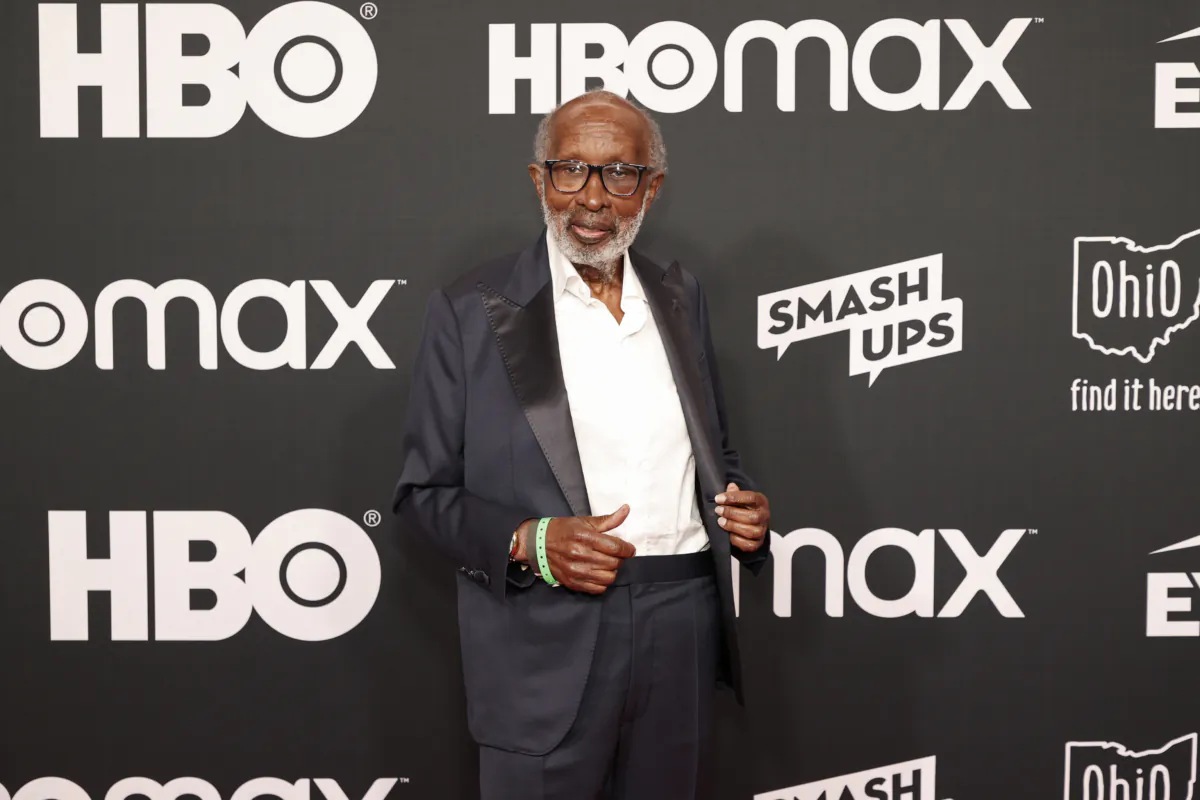 Clarence Avant attends the 36th Annual Rock & Roll Hall Of Fame Induction Ceremony at Rocket Mortgage Fieldhouse in Cleveland on Oct. 30, 2021. (Arturo Holmes/Getty Images for The Rock and Roll Hall of Fame)