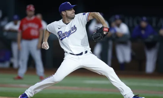 Max Scherzer Silences Angels as Rangers Roll