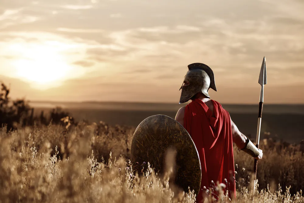 Spartan warrior. (Serhii Bobyk/Shutterstock)