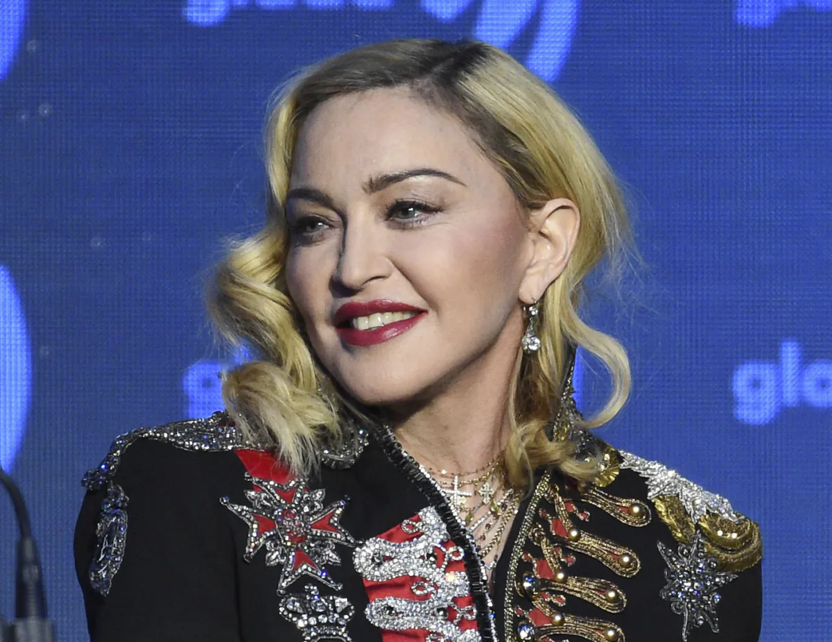 Honoree Madonna appears at the 30th annual GLAAD Media Awards in New York on May 4, 2019. (Evan Agostini/Invision/AP)