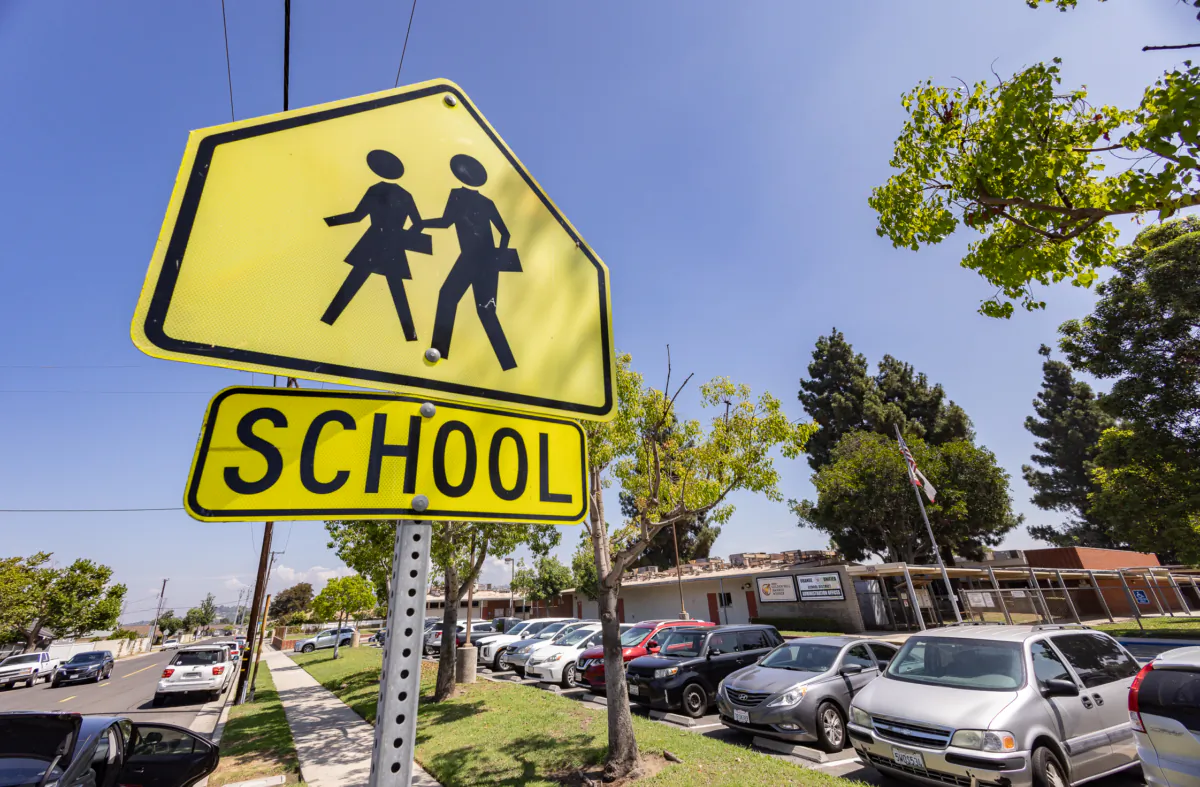 The Orange Unified School District offices in Orange, Calif., on Aug. 15, 2023. (John Fredricks/The Epoch Times)
