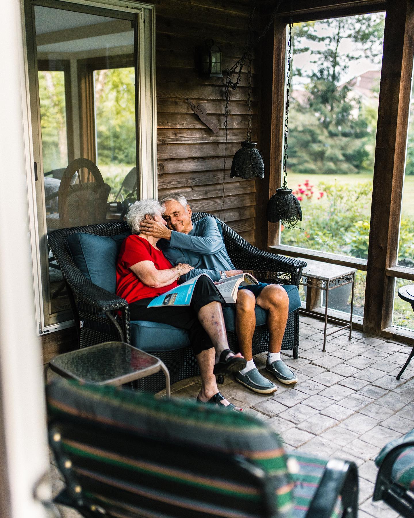 Ruth and Joe in their home of 45 years.