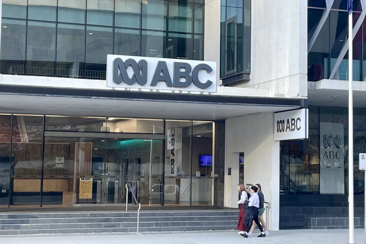 The Australian Broadcasting Corporation's Brisbane headquarters in South Bank of Brisbane, Australia on Aug. 11, 2023. (Courtesy of Margery Dunn)