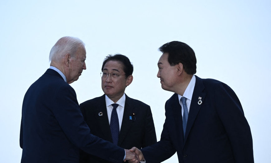 LIVE NOW: Biden, Japanese PM, and Korean President Hold Joint News Conference at 3 PM ET.