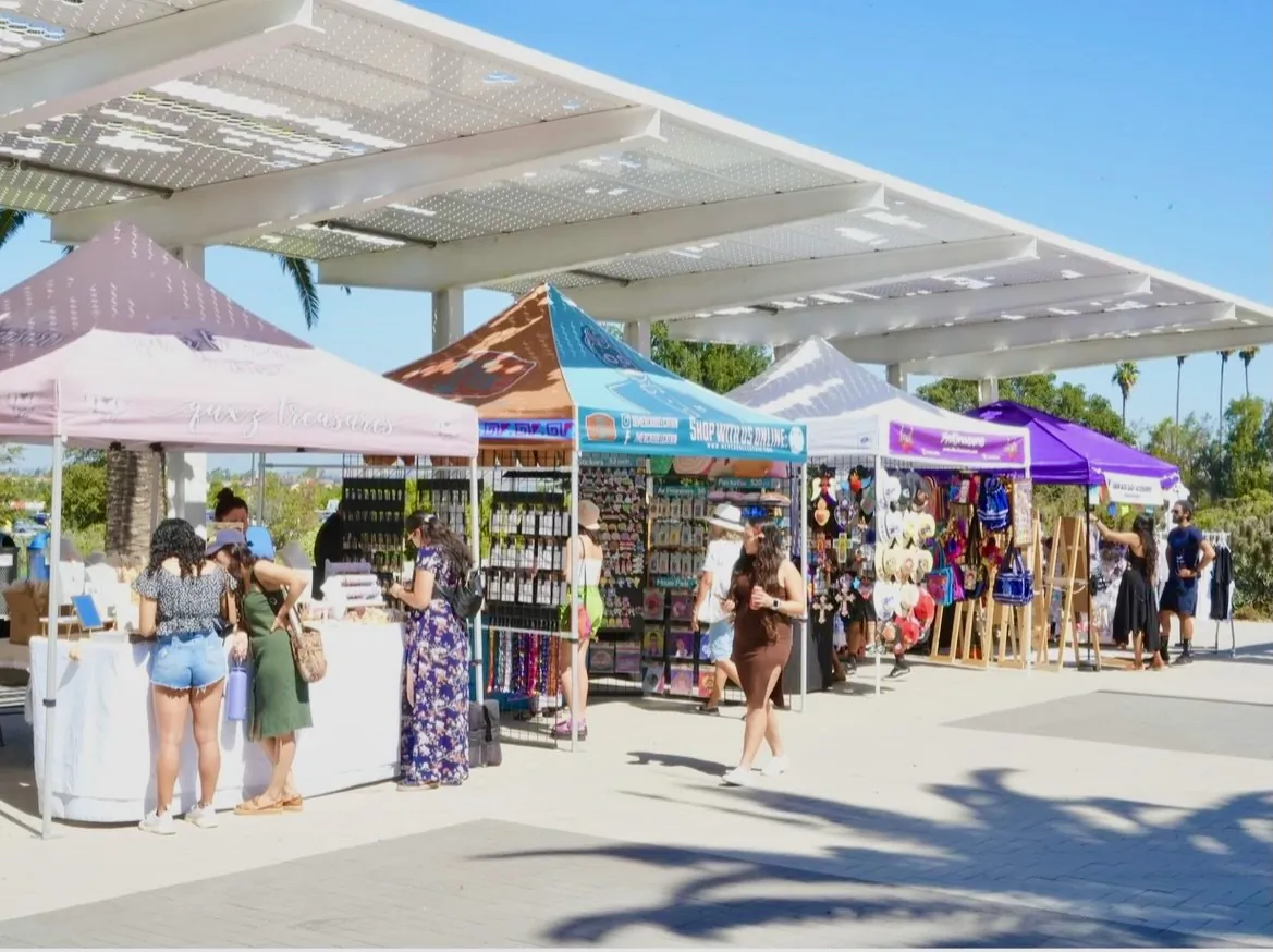 Attendees check out local vendors at Irvine Nights at Orange County Great Park in Irvine, Calif. (Courtesy of PSQ Productions)