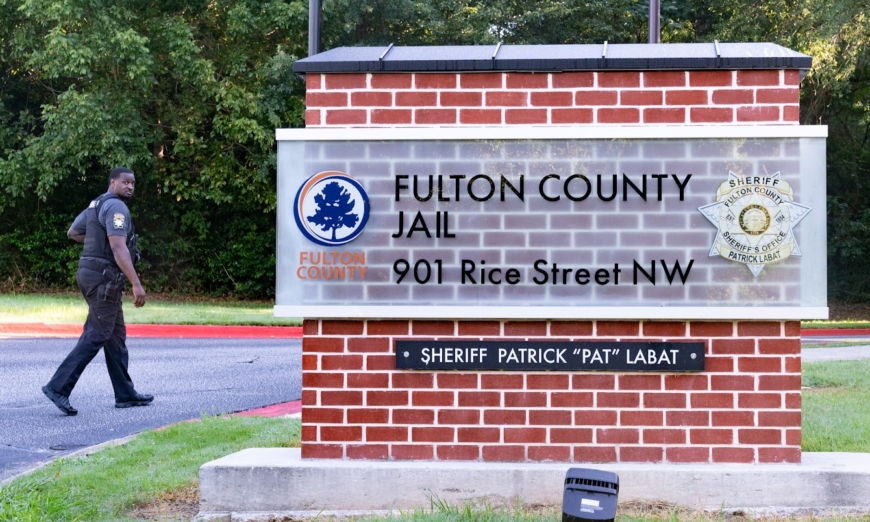 WATCH LIVE: Fulton County Jail, where Trump is anticipated to be booked.