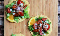 Spicy Shrimp Tostadas