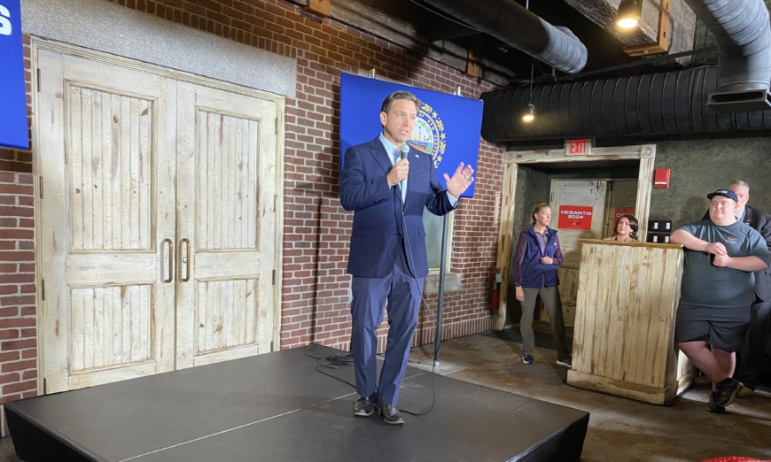 Gov. DeSantis pledges military-style ‘Mission First’ at pre-debate rally.
