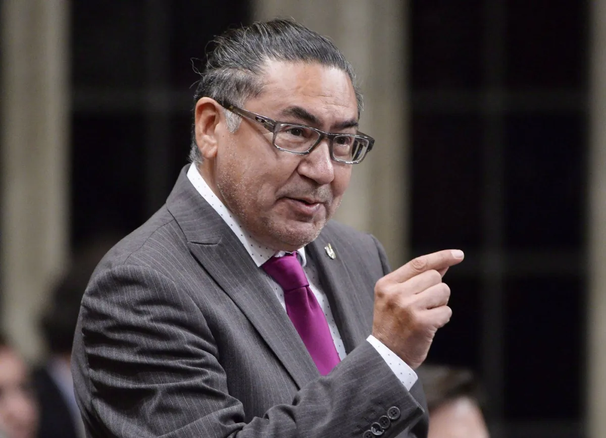NDP MP Roméo Saganash Saganash rises during question period in the House of Commons on Parliament Hill in Ottawa on Sept. 27, 2018. (The Canadian Press/Adrian Wyld)