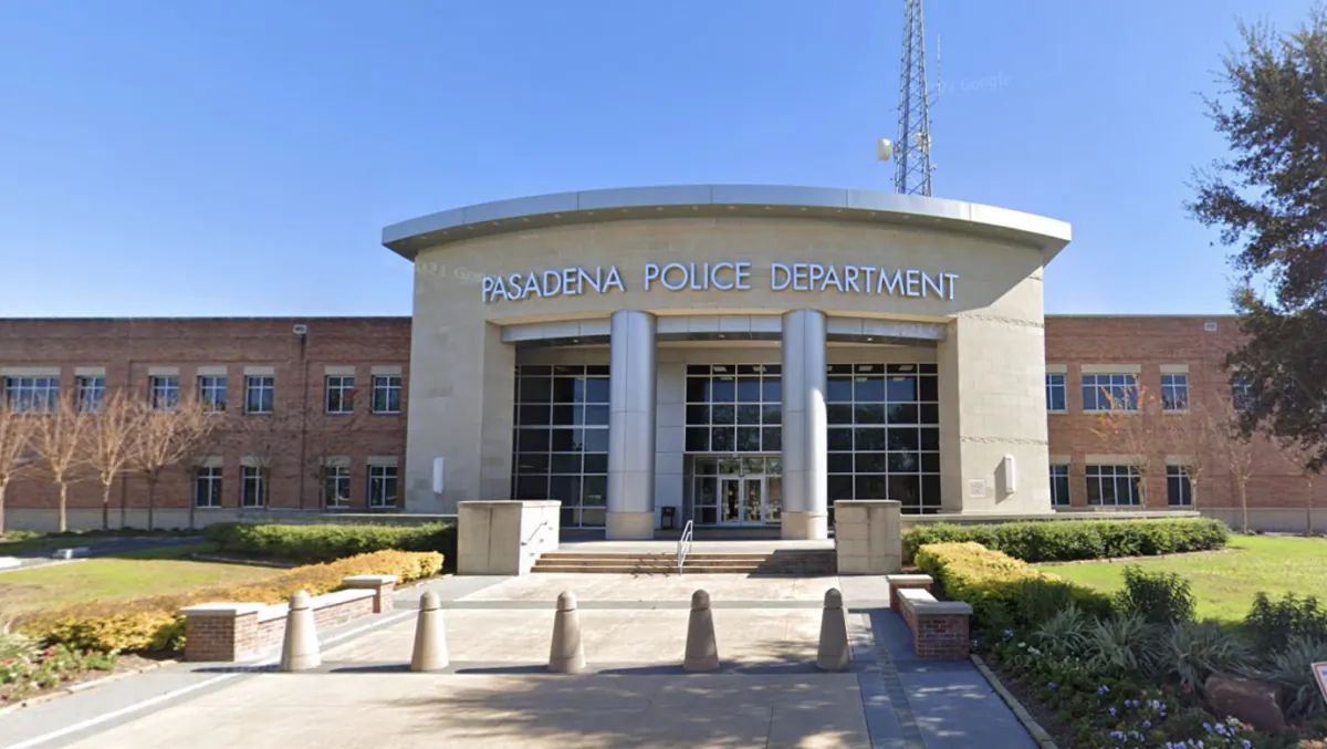 The Pasadena Police Department in Pasadena, Texas, in January 2021. (Google Maps/Screenshot via The Epoch Times)