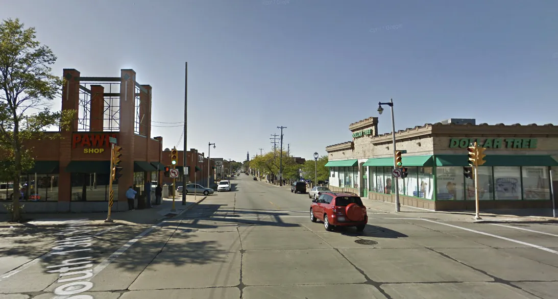 The intersection of 13th street and Mitchell street in Milwaukee, Wis., in October 2017. (Google Maps/Screenshot via The Epoch Times)