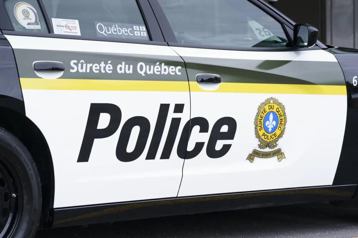 A Quebec provincial police car is seen in Montreal on July 22, 2020. (Paul Chiasson/The Canadian Press)