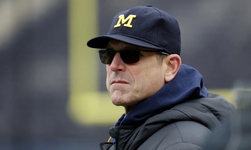 Jim Harbaugh suspended for three games in Michigan.