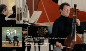 J.S. Bach: Viola da Gamba Sonata BWV 1029 – Allegro | Alejandro Marías & Jordan Fumadó