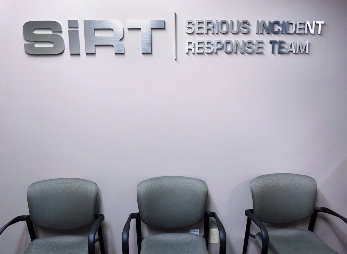 The waiting area of the Halifax Police Serious Incident Response Team  is seen April 18, 2018. (The Canadian Press/Andrew Vaughan)