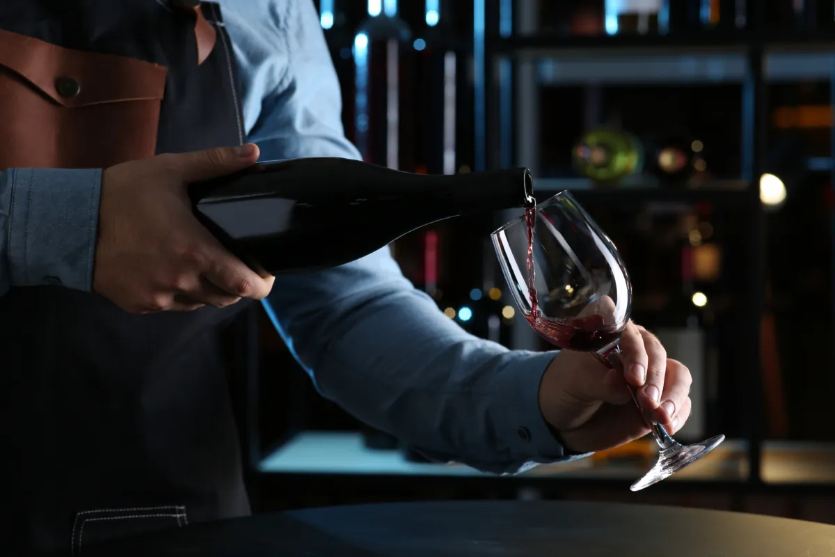 Dan Berger talks about serving wine at the right temperature. (New Africa/Shutterstock)