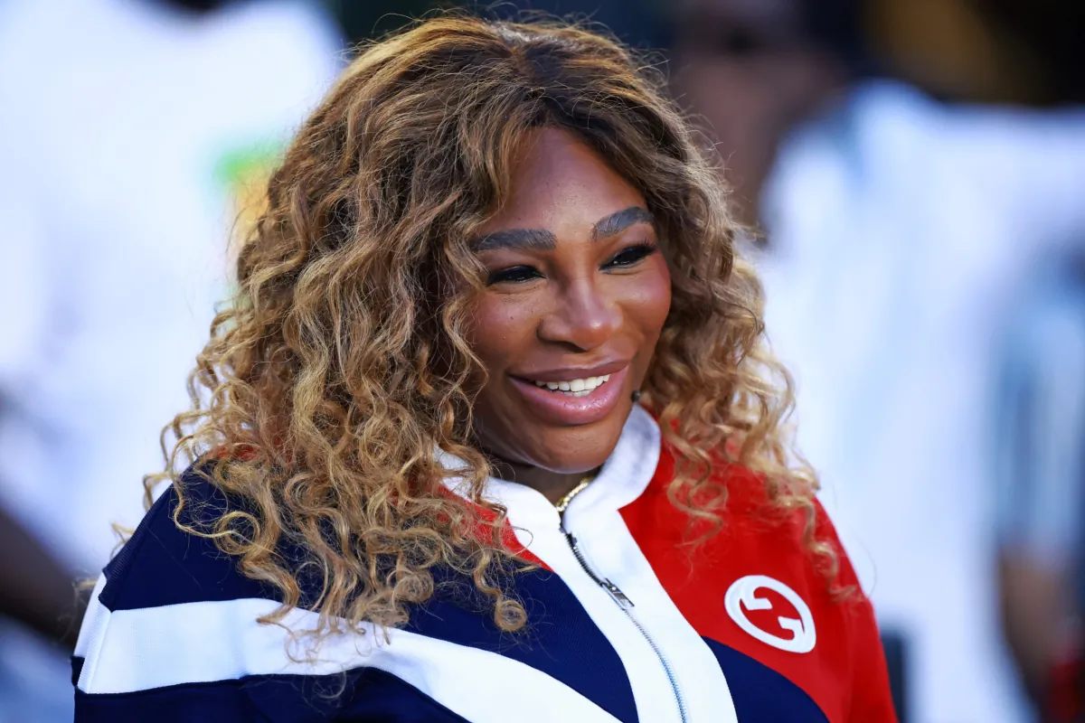 WTA tennis player Serena Williams at the Leagues Cup 2023 match between Cruz Azul and Inter Miami CF at DRV PNK Stadium in Fort Lauderdale, Fla., on July 21, 2023. (Hector Vivas/Getty Images)
