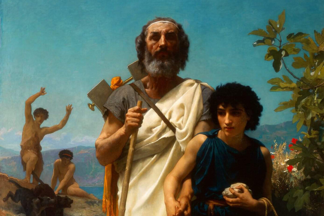 Detail of "Homer and His Guide," 1874, by William-Adolphe Bouguereau. (John R. Glembin/Milwaukee Art Museum)