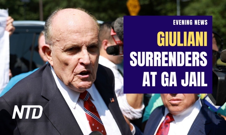 Giuliani surrenders in Georgia election case; Wagner boss dies in jet crash.