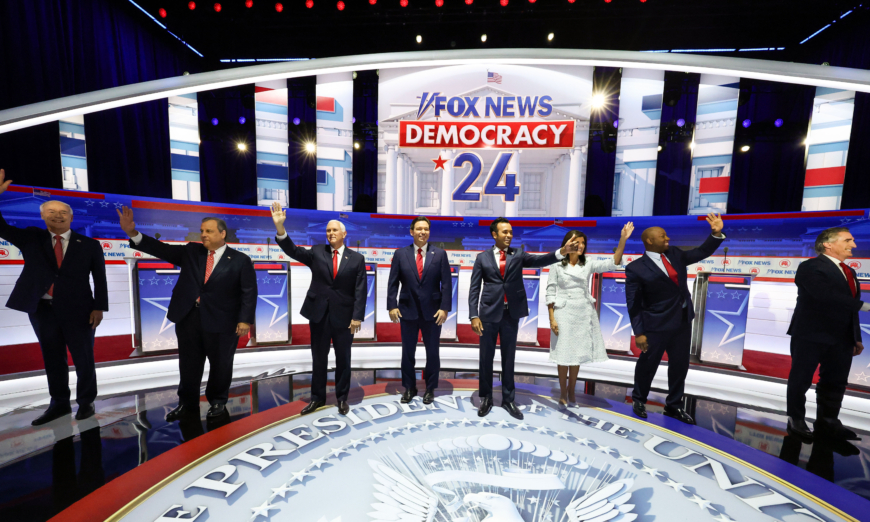 GOP candidates at the debate were split on the issue of a national abortion ban.