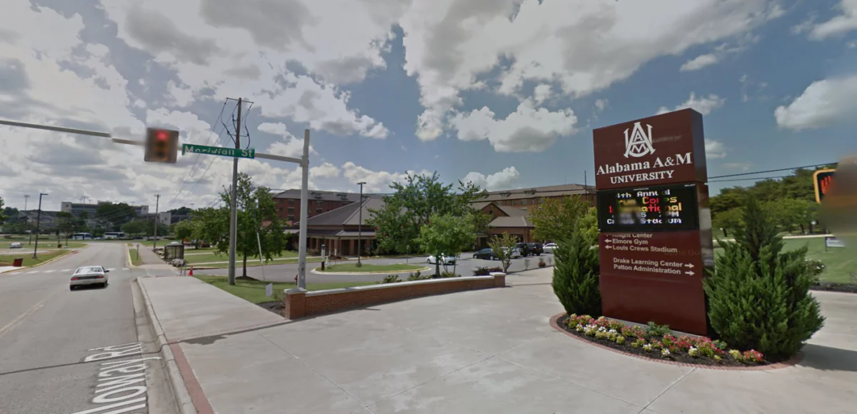 Alabama A&M University, Ala., in July 2016. (Google Maps/Screenshot via The Epoch Times)