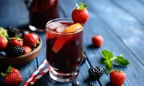 Sangria and Snacks for a Labor Day Party
