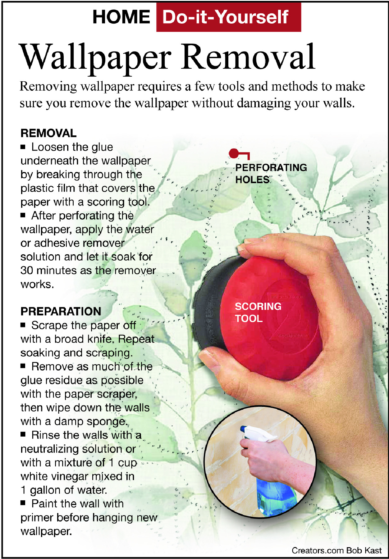 wallpaper production tip sheet