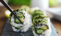 Avocado Vegetable Sushi Roll (Recipe)