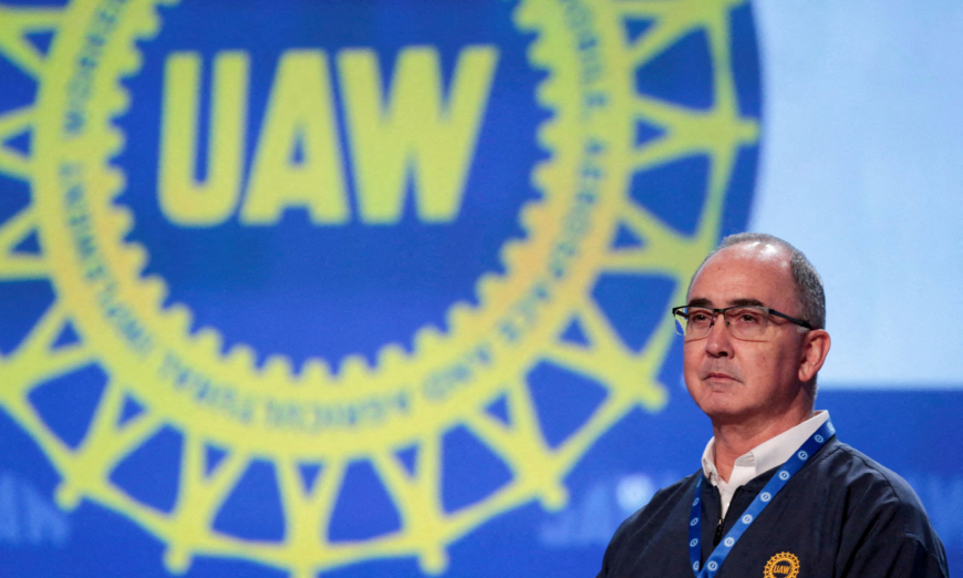 UAW President Shawn Fain Announces Strike