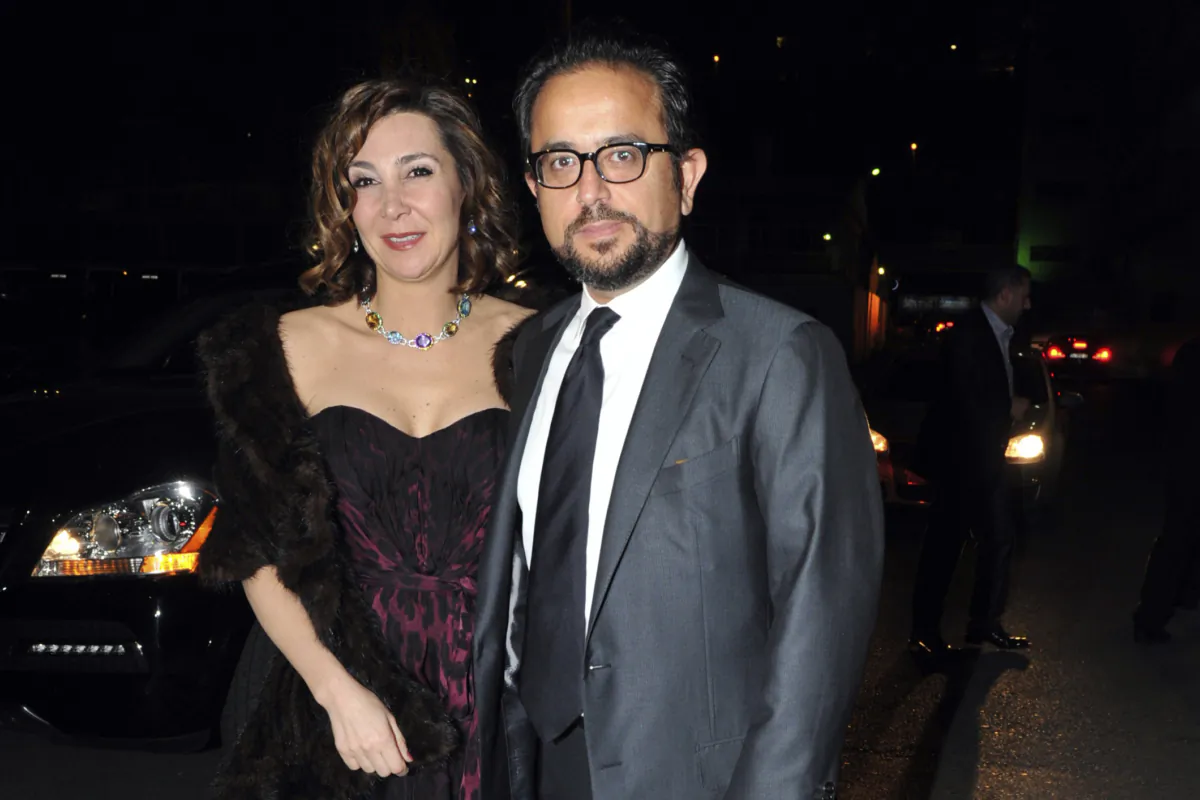 Ali Sabanci and his wife Vuslat Dogan Sabanci in Istanbul on March 29, 2012. (Dia images via AP)