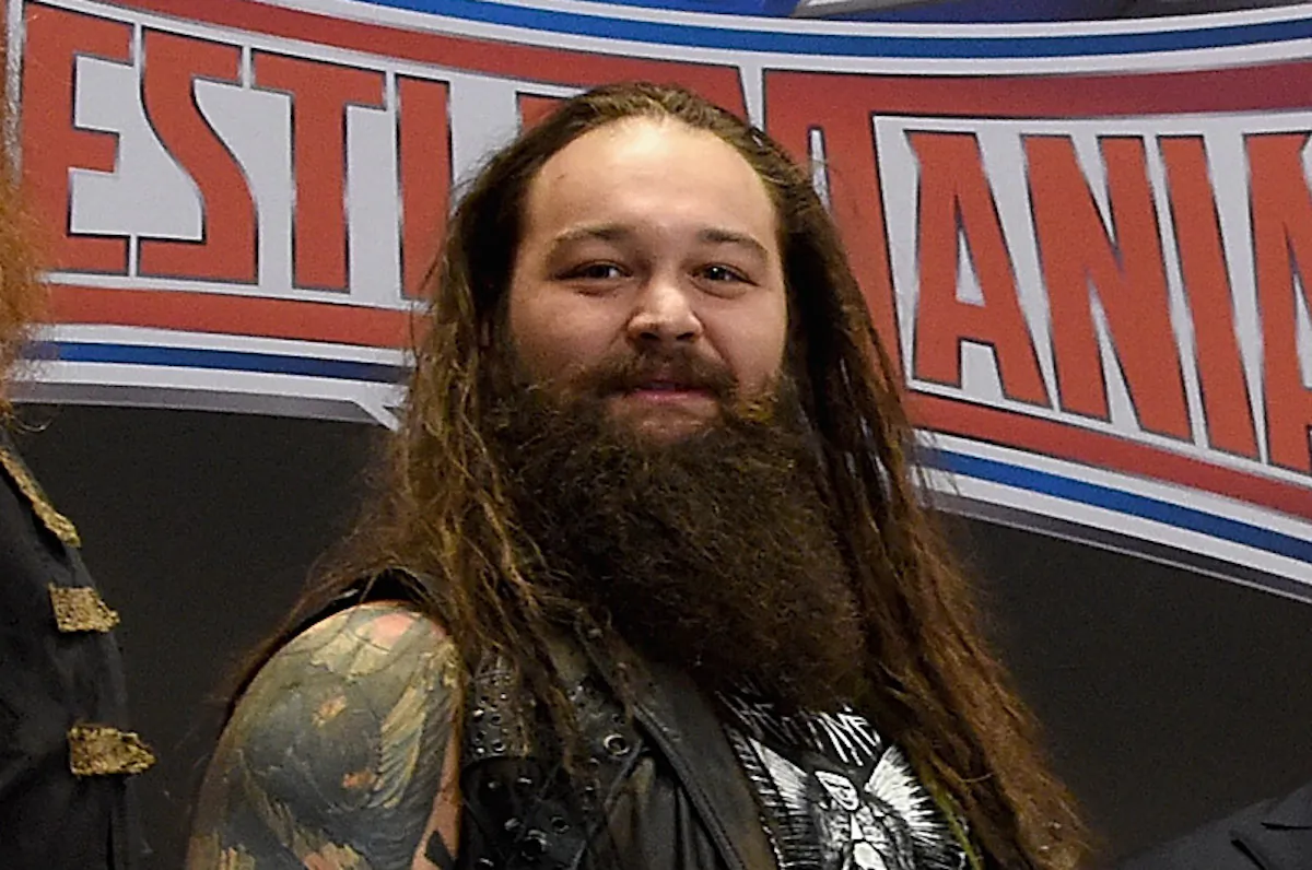 WWE star Bray Wyatt at New York Stock Exchange in New York on March 29, 2016.  (Jamie McCarthy/Getty Images)
