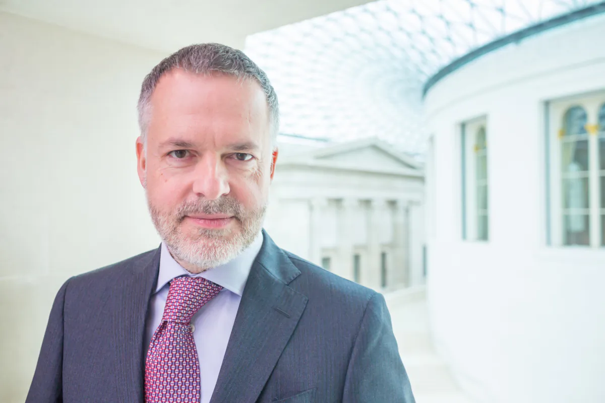 Undated handout photo issued by The British Museum of Hartwig Fischer, who has resigned as director of the British Museum. (Benedict Johnson/The British Museum via PA)