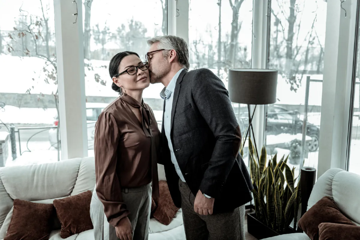 In some cultures, a kiss on the cheek is an appropriate greeting. (Viacheslav Lacobchuk/Dreamstime.com.) 