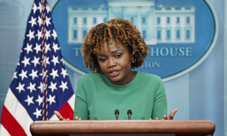White House unsure if men in women’s sports is ‘fair’